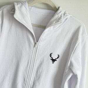BUCKED UP Zip Up Hoodie Sweatshirt Men S Active Workout Athleisure‎ Utility Work